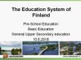 The Education System of Finland PowerPoint PPT Presentation