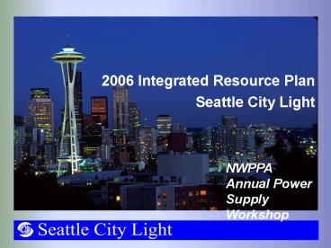 2006 IRP Chamber of Commerce Meeting