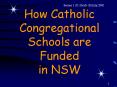 How Catholic Congregational Schools are Funded in NSW PowerPoint PPT Presentation