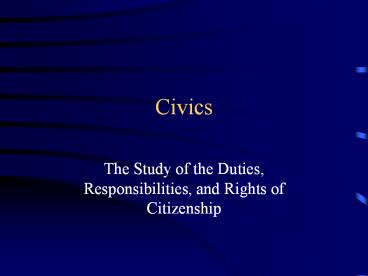 Civics