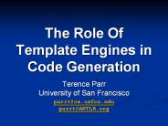 The Role Of Template Engines in Code Generation