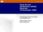 32nd Annual Conference, ASTED Montr