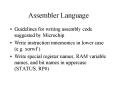 Assembler Language PowerPoint PPT Presentation