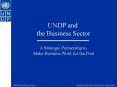 UNDP and PowerPoint PPT Presentation