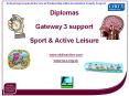Diplomas  Gateway 3 support Sport PowerPoint PPT Presentation