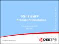 FS1118MFP Product Presentation PowerPoint PPT Presentation