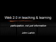 Web 2.0 in teaching PowerPoint PPT Presentation