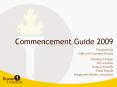 Commencement Guide 2009 PowerPoint PPT Presentation