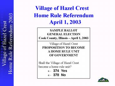 Village of Hazel Crest
