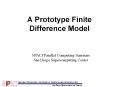 A Prototype Finite Difference Model PowerPoint PPT Presentation