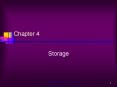 Storage PowerPoint PPT Presentation
