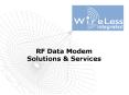 RF Data Modem PowerPoint PPT Presentation