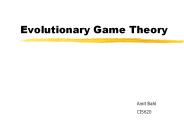 Evolutionary Game Theory