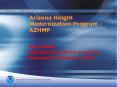 Arizona Height Modernization Program - AZHMP PowerPoint PPT Presentation