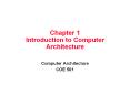Chapter 1 Introduction to Computer Architecture PowerPoint PPT Presentation