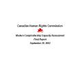 Canadian Human Rights Commission PowerPoint PPT Presentation