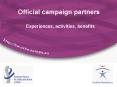 Official campaign partners PowerPoint PPT Presentation