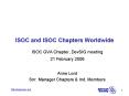 ISOC and ISOC Chapters Worldwide PowerPoint PPT Presentation