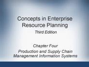Concepts in Enterprise Resource Planning Third Edition