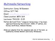 Instructor: Carey Williamson
