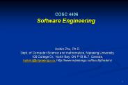 COSC 4406 Software Engineering