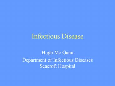 Infectious Disease