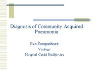 Diagnosis of Community Acquired Pneumonia