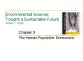 Environmental Science: Toward a Sustainable Future Richard T. Wright PowerPoint PPT Presentation