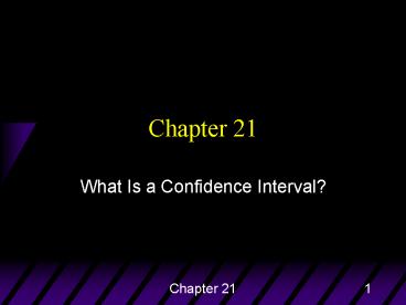 What Is a Confidence Interval