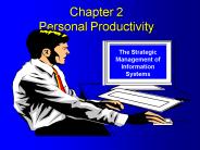 Chapter 2 Personal Productivity
