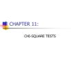 CHI-SQUARE TESTS PowerPoint PPT Presentation