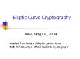 Elliptic Curve Cryptography PowerPoint PPT Presentation