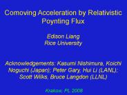 Comoving Acceleration by Relativistic Poynting Flux