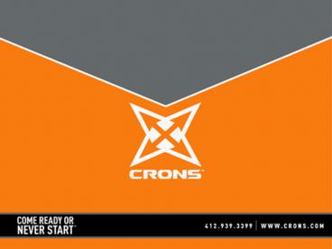 The Crons Brand: Executive Summary