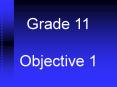 Grade 11 PowerPoint PPT Presentation