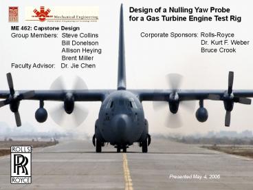 ME 462: Capstone Design