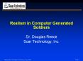 Realism in Computer Generated Soldiers PowerPoint PPT Presentation