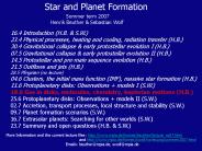 Star and Planet Formation