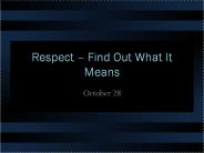 Respect 