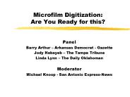 Microfilm Digitization: Are You Ready for this