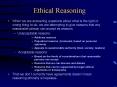 Ethical Reasoning PowerPoint PPT Presentation