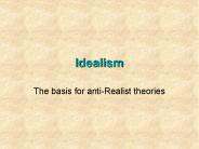 Idealism