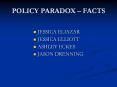 POLICY PARADOX  PowerPoint PPT Presentation