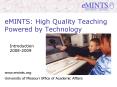 eMINTS: High Quality Teaching Powered by Technology PowerPoint PPT Presentation