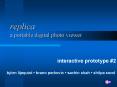 replica a portable digital photo viewer PowerPoint PPT Presentation