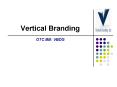 Vertical Branding OTC BB: VBDG PowerPoint PPT Presentation
