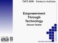 Empowerment Through Technology PowerPoint PPT Presentation