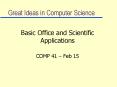 Great Ideas in Computer Science PowerPoint PPT Presentation