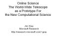 Online Science The World-Wide Telescope as a Prototype For the New Computational Science PowerPoint PPT Presentation