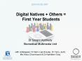 Digital Natives Others First Year Students PowerPoint PPT Presentation